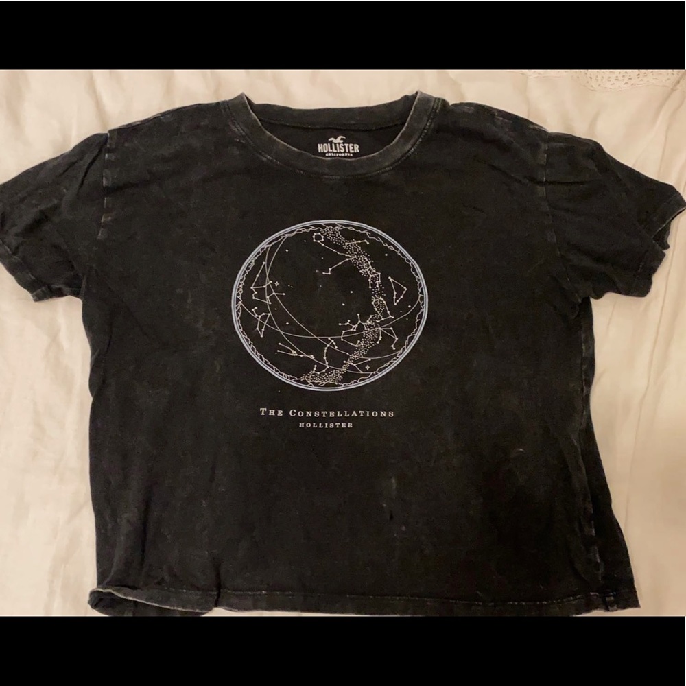 Hollister Black Baby Tee